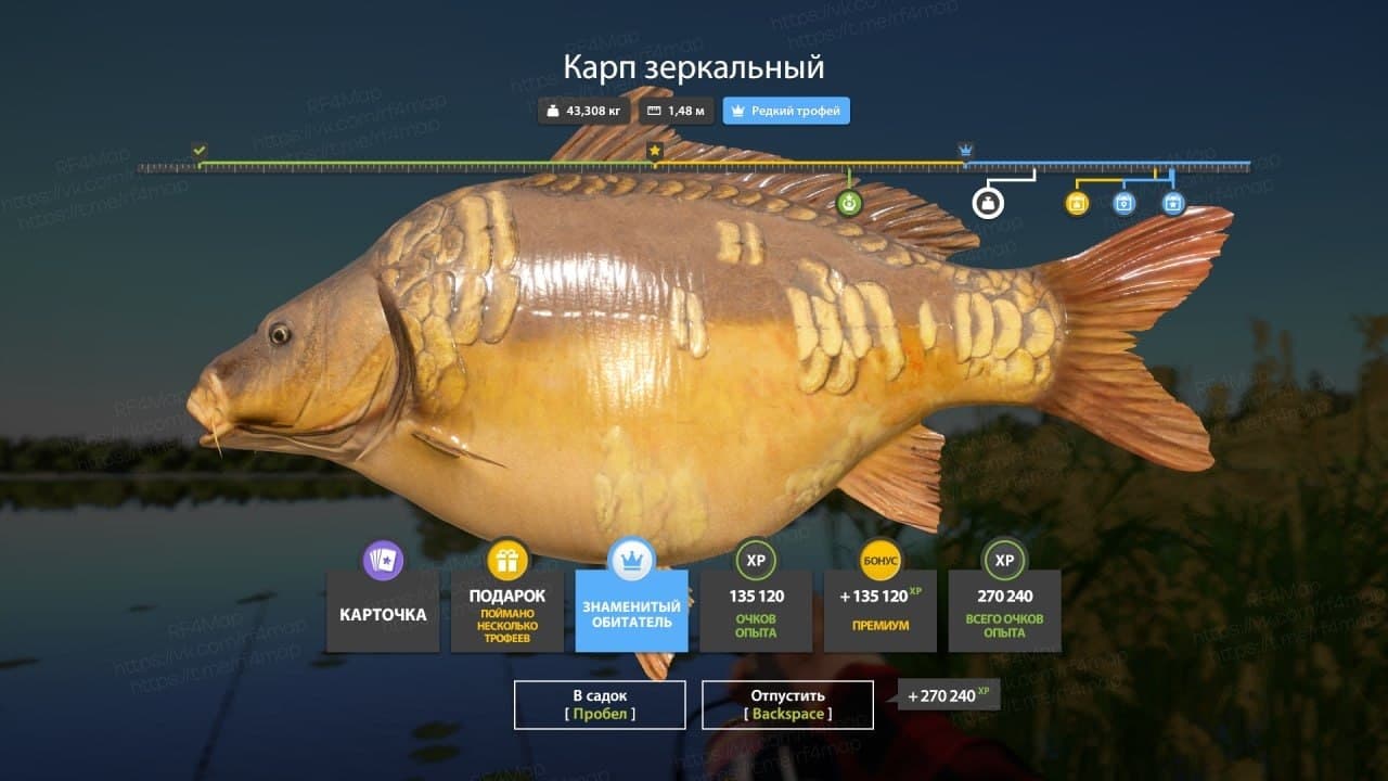 оз. Янтарное: трофей