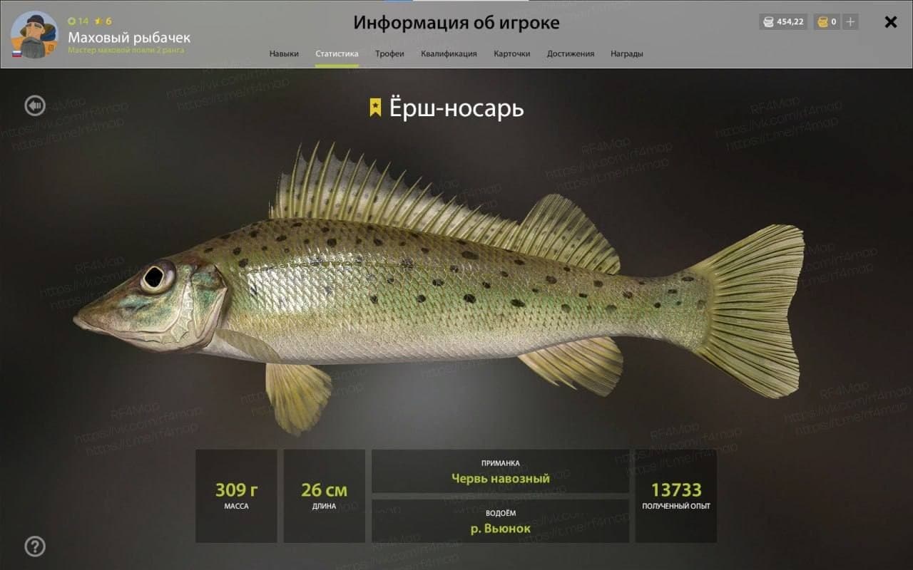 р. Вьюнок: трофей