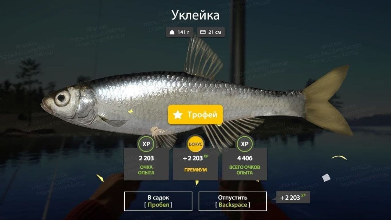 р. Белая: трофей