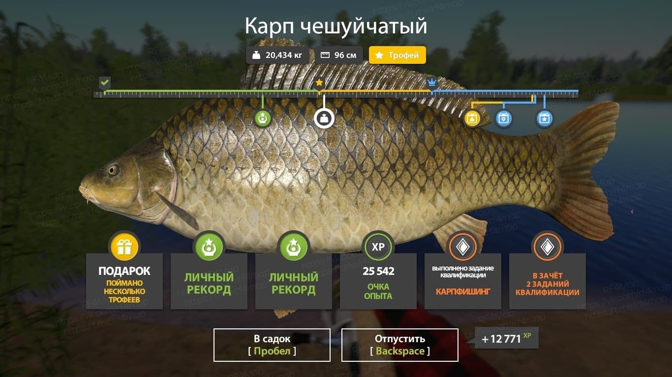 оз. Медвежье: трофей