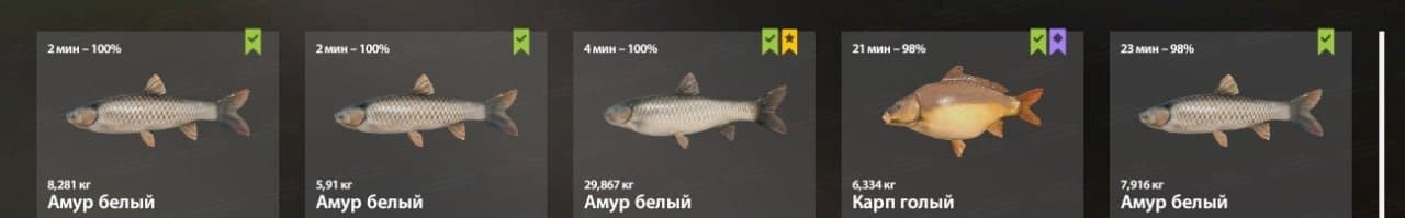 оз. Медвежье: трофей
