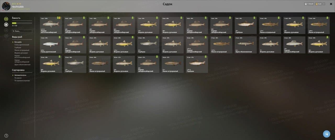р. Нижняя Тунгуска: трофей