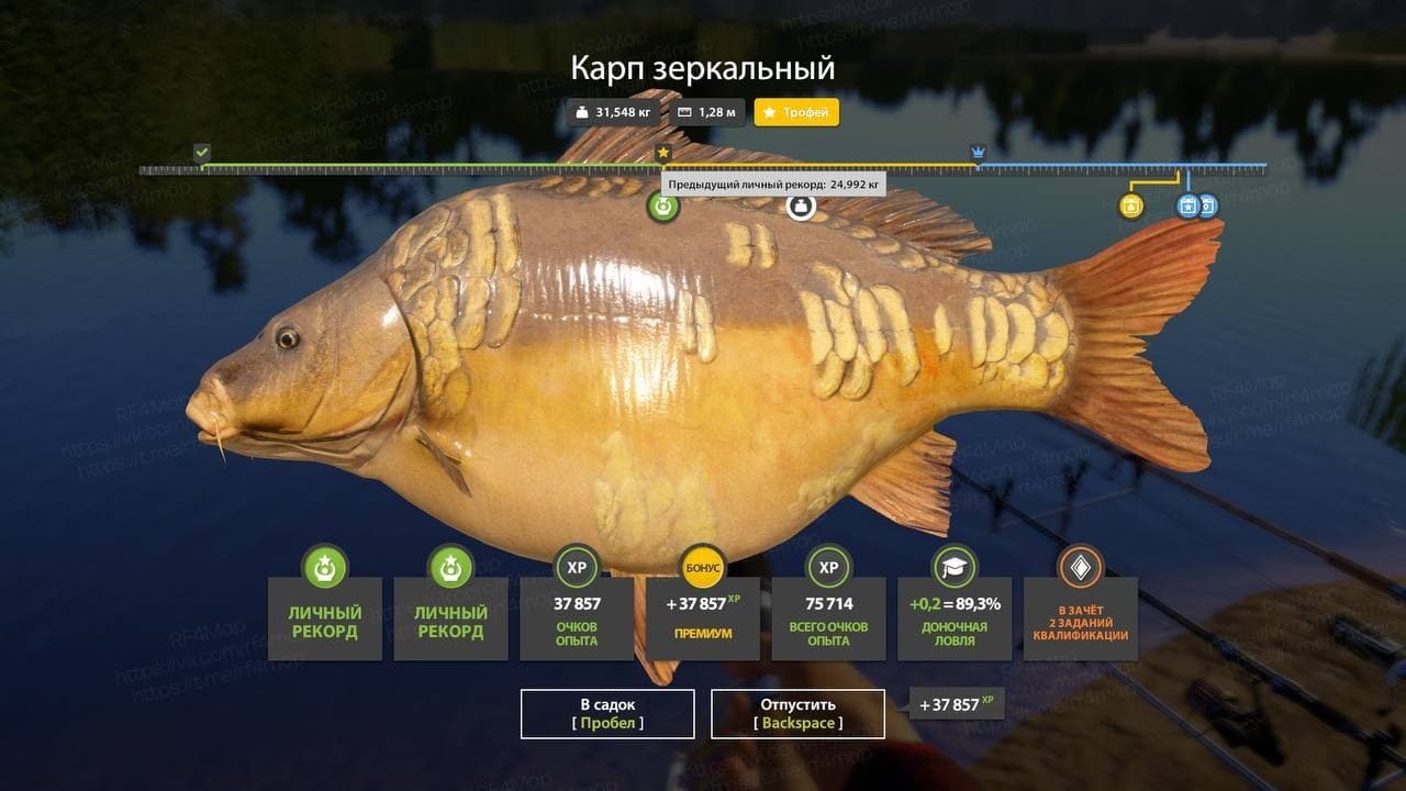 оз. Медвежье: трофей
