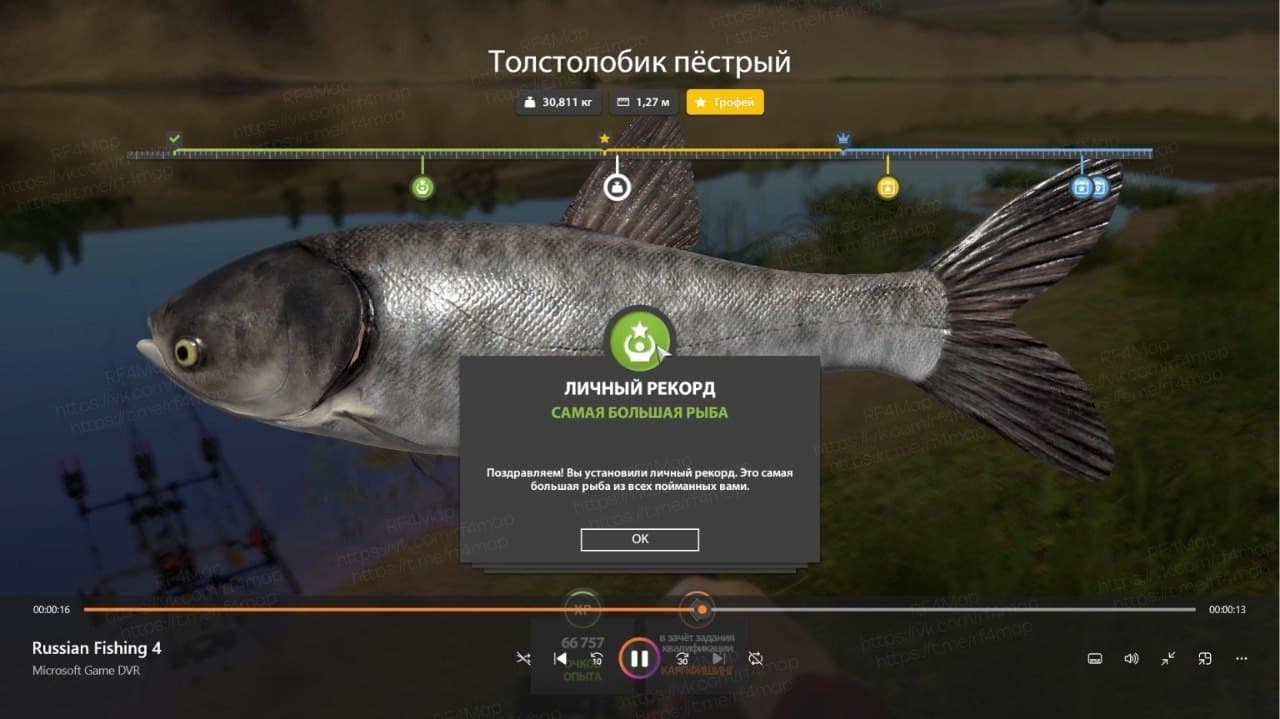 р. Сура: трофей