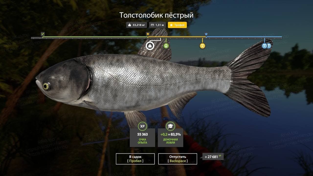 р. Сура: трофей
