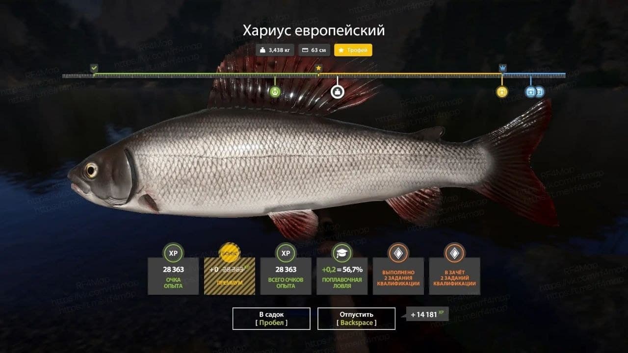 р. Белая: трофей, фарм
