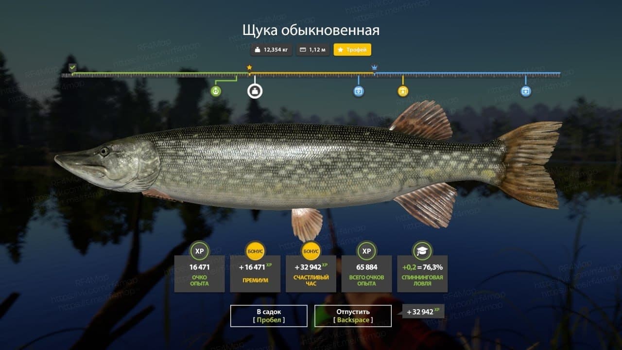 оз. Старый Острог: трофей