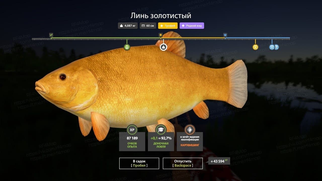 оз. Медвежье: трофей