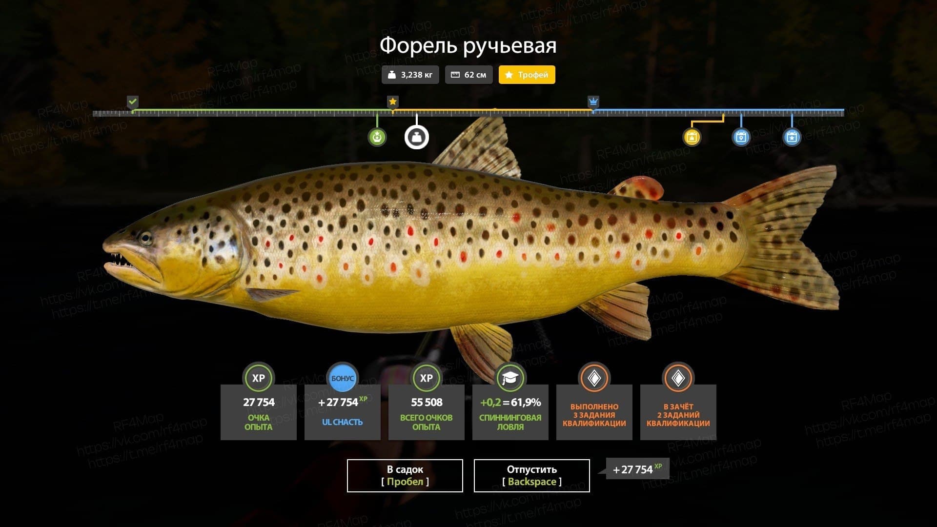 р. Нижняя Тунгуска: трофей
