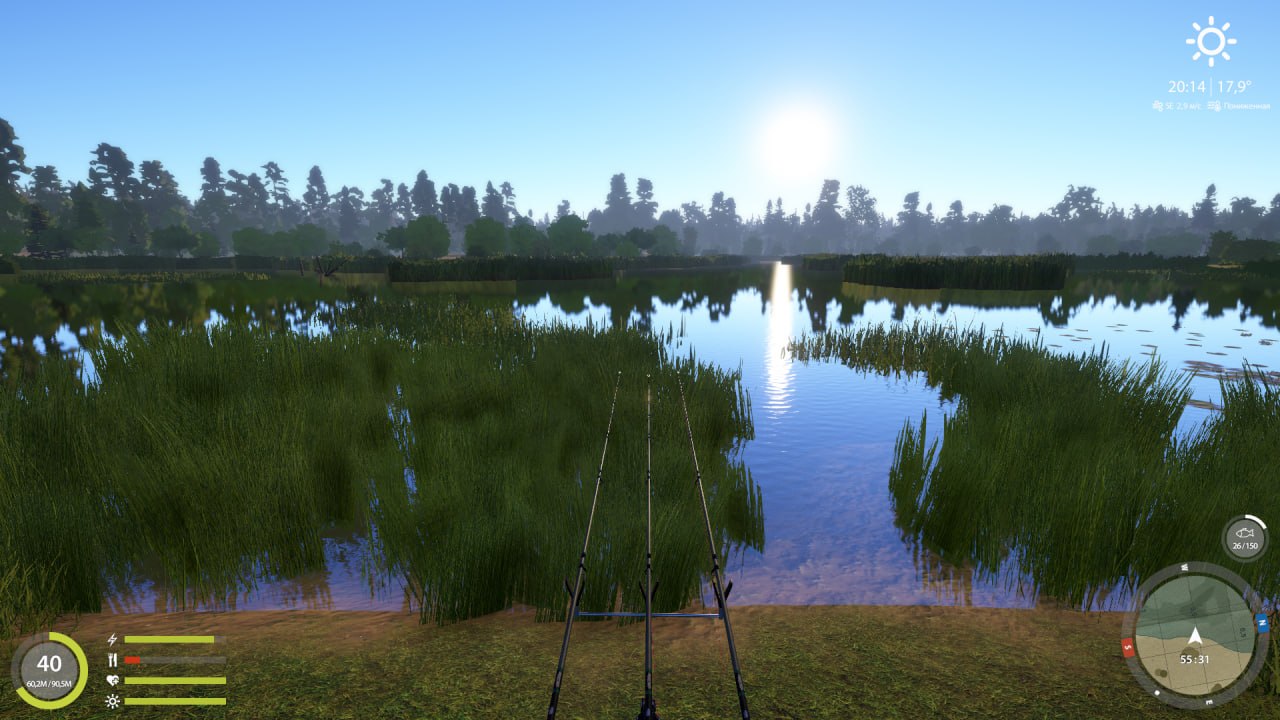 Улов (Усач альбинос) на #трофей_rf4map в RF4