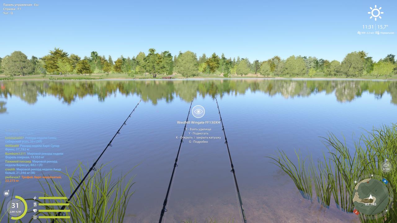 Улов (Карп Зеркальный) на #трофей_rf4map в RF4