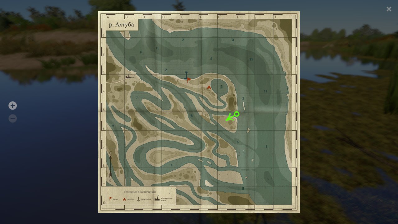 Улов (Язь) на #трофей_rf4map в RF4