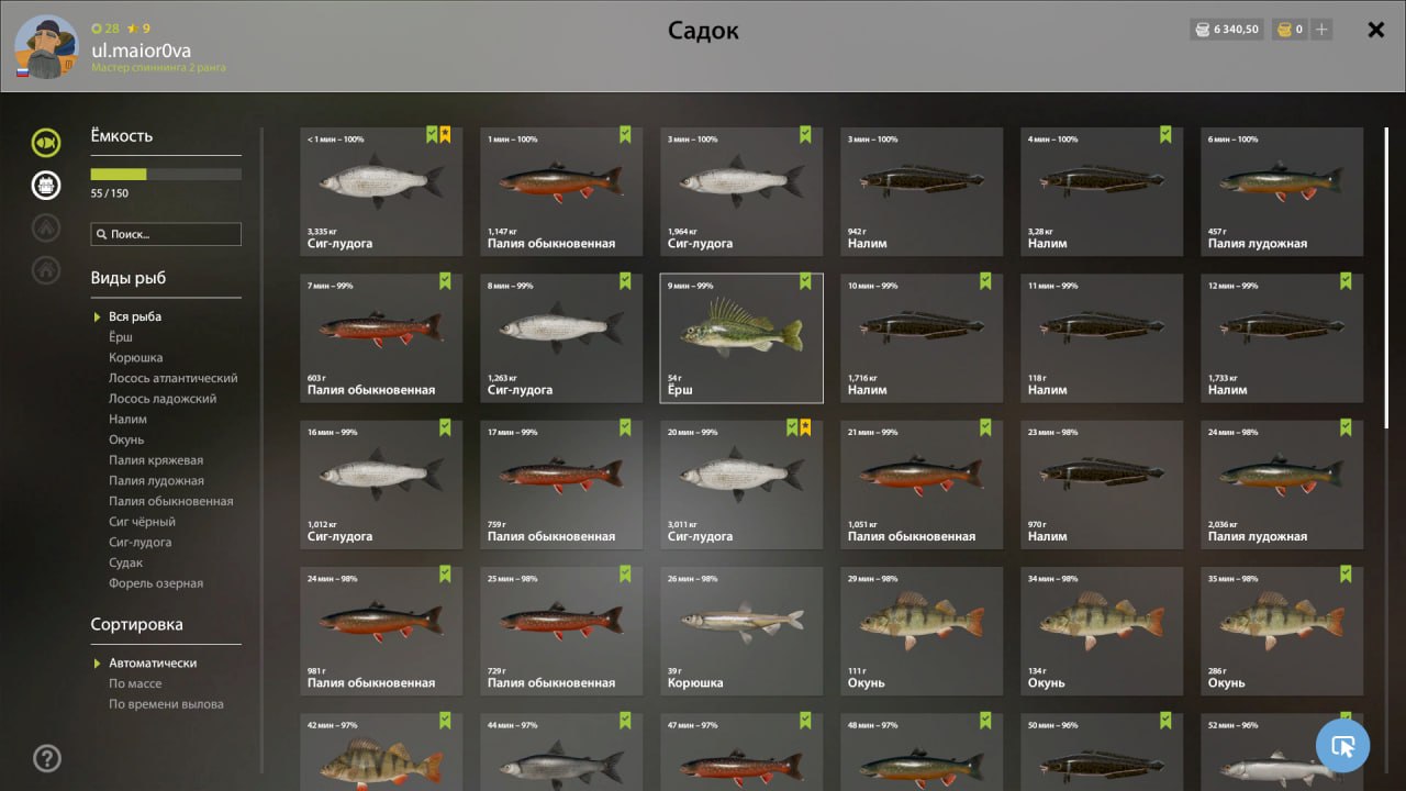 Скриншот точки клева на #трофей_rf4map