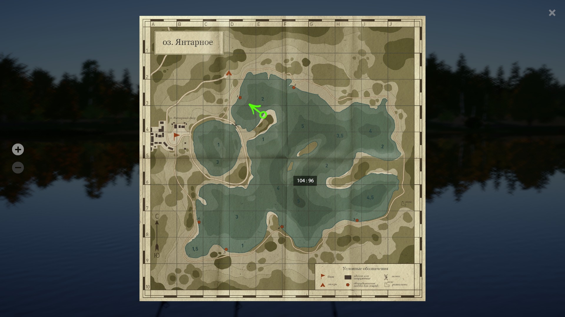 Улов (Карп зеркальный) на #трофей_rf4map в RF4