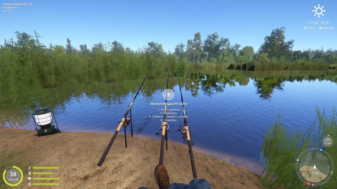 Улов (Амур белый) на #трофей_rf4map в RF4