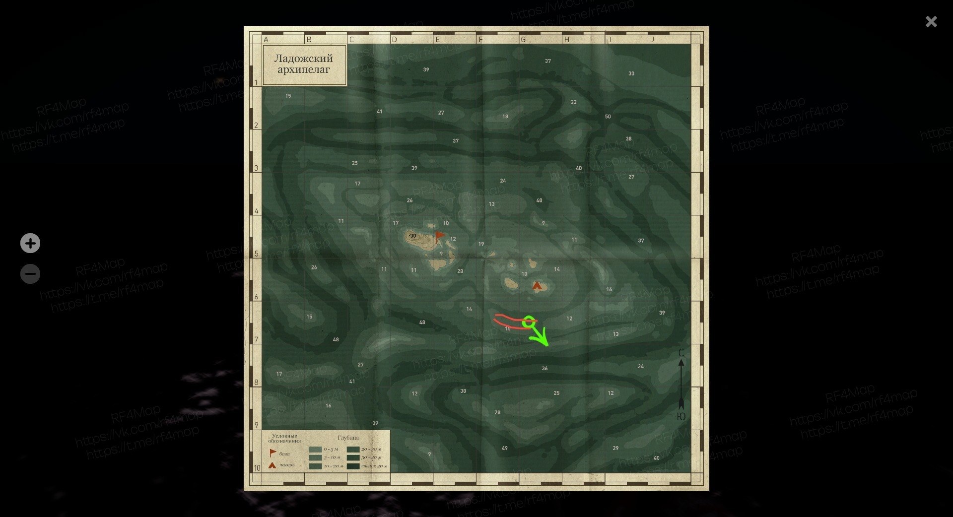 Улов (Судак) на #архипелаг_rf4map в RF4