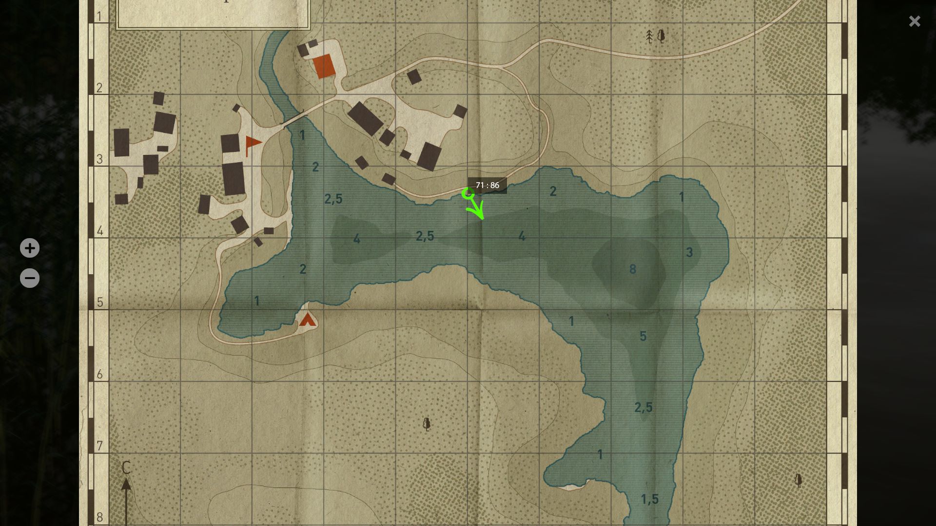 Улов (окунь) на трофей в RF4