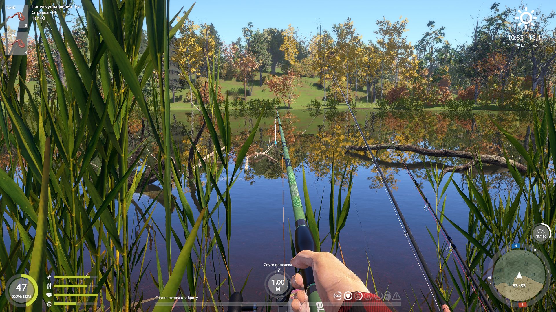 Скриншот точки клева на #трофей_rf4map